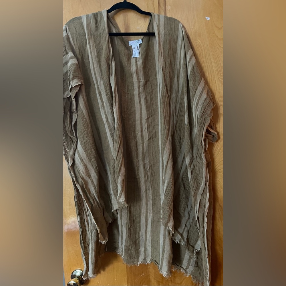 Free People Tan Knit Top